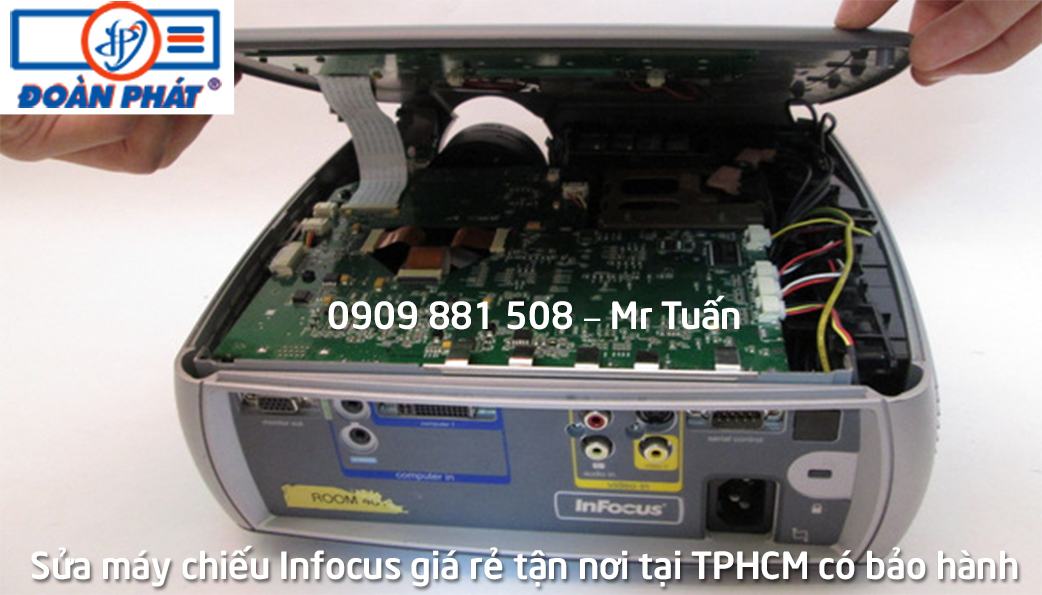 Sửa máy chiếu Infocus giá rẻ tận nơi tại TPHCM có Thời Gian Bảo Hành